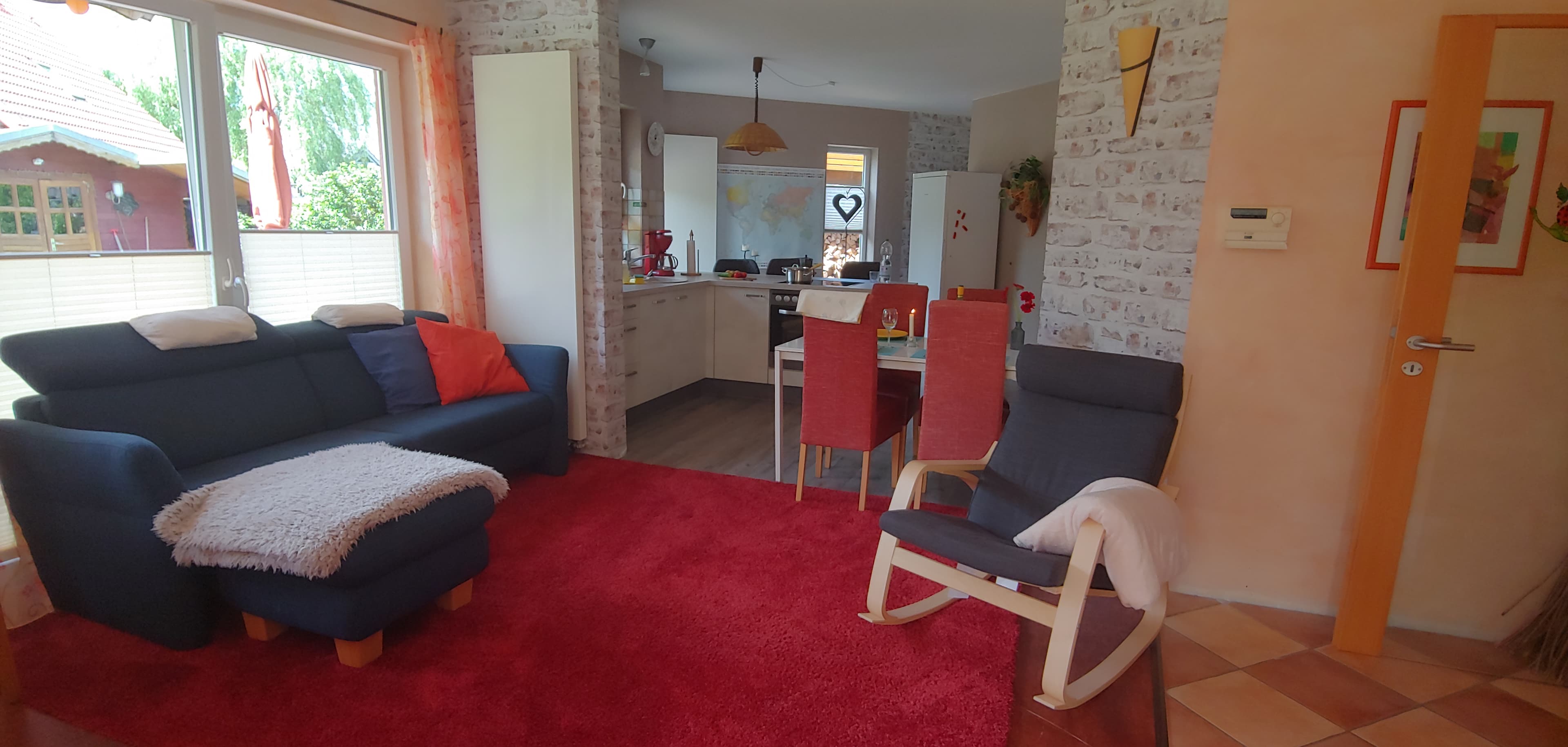 Wohnbereich der Ferienwohnung am Graben in Lachendorf