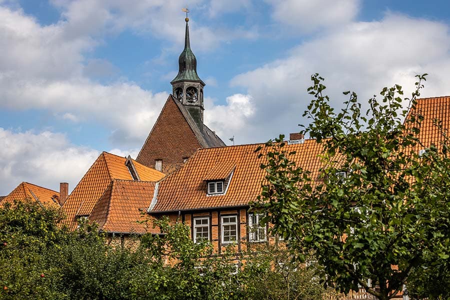 Blick auf das Kloster Lüne in Lüneburg