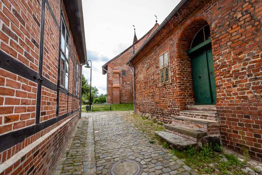 Nikolaihof in Bardowick, das ehemalige Lepra Gebiet der Stadt Lüneburg