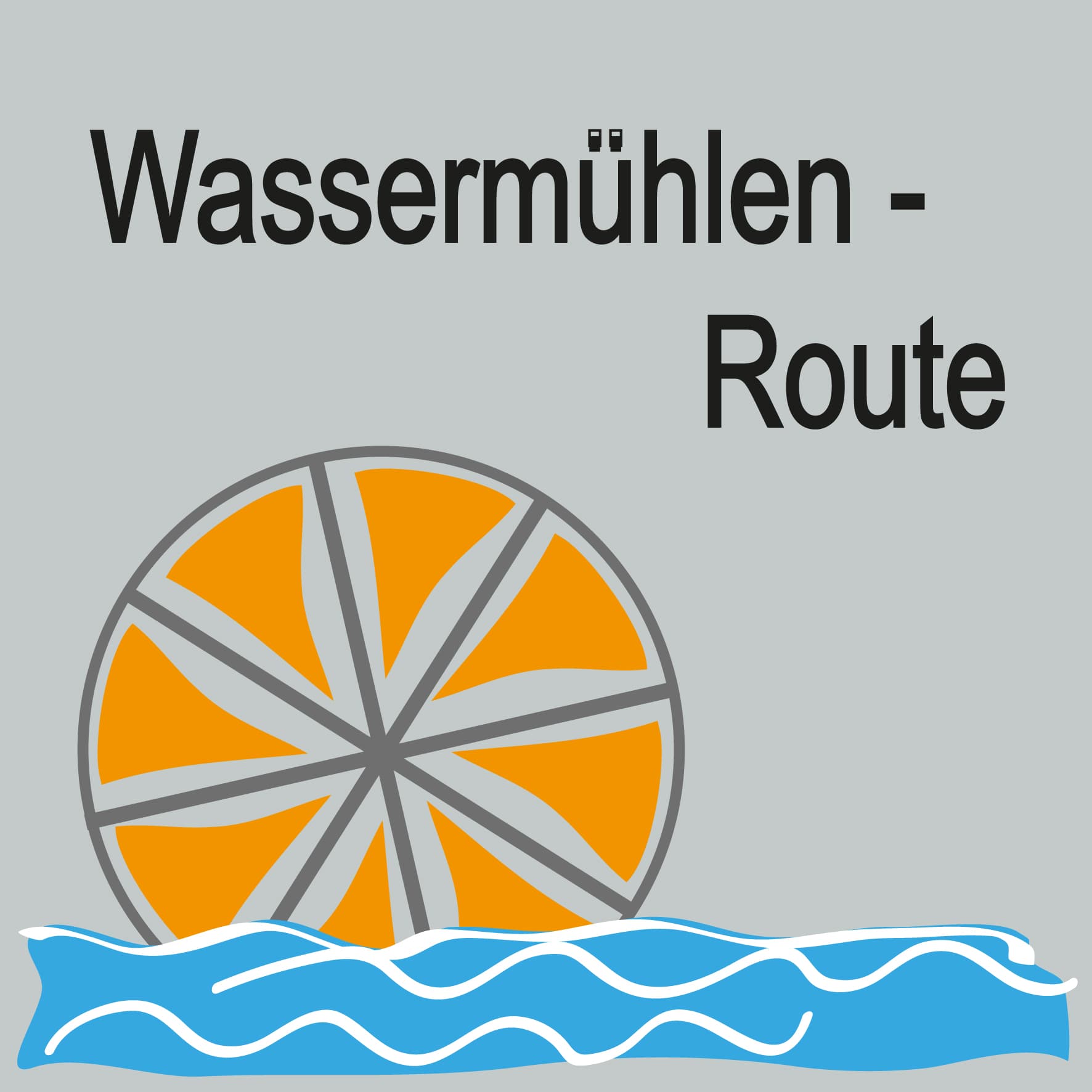Logo der Wassermühlen-Route um Walsrode