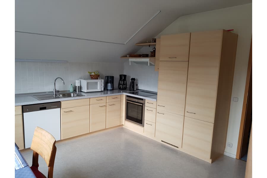Küchenzeile in der Sonnigen Ferienwohnung im Waldwinkel in Jesteburg