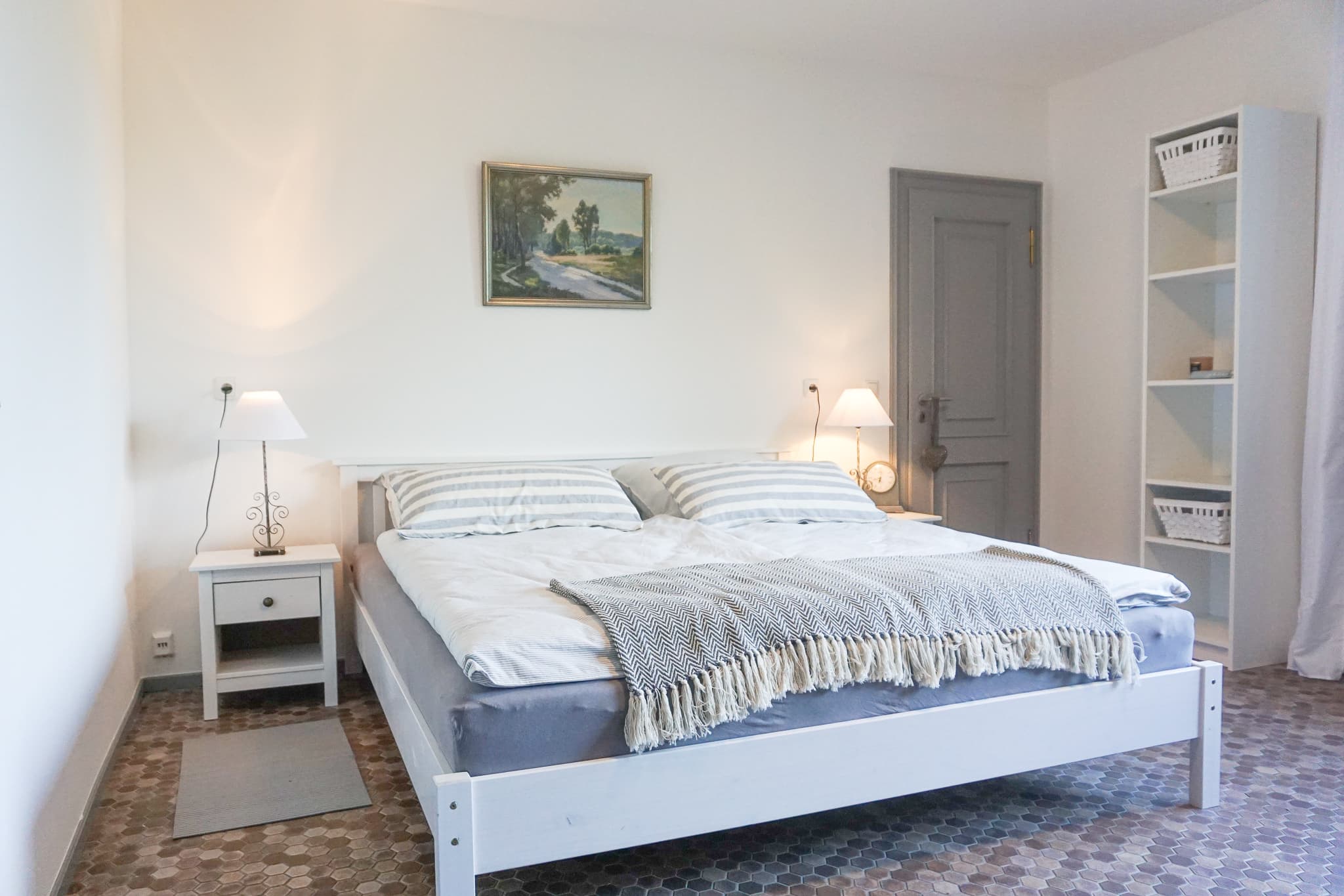 Schlafzimmer in der Ferienwohnung Nina in Egestorf