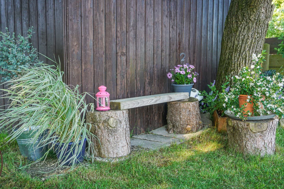 Garten in der Ferienwohnung Nina in Egestorf