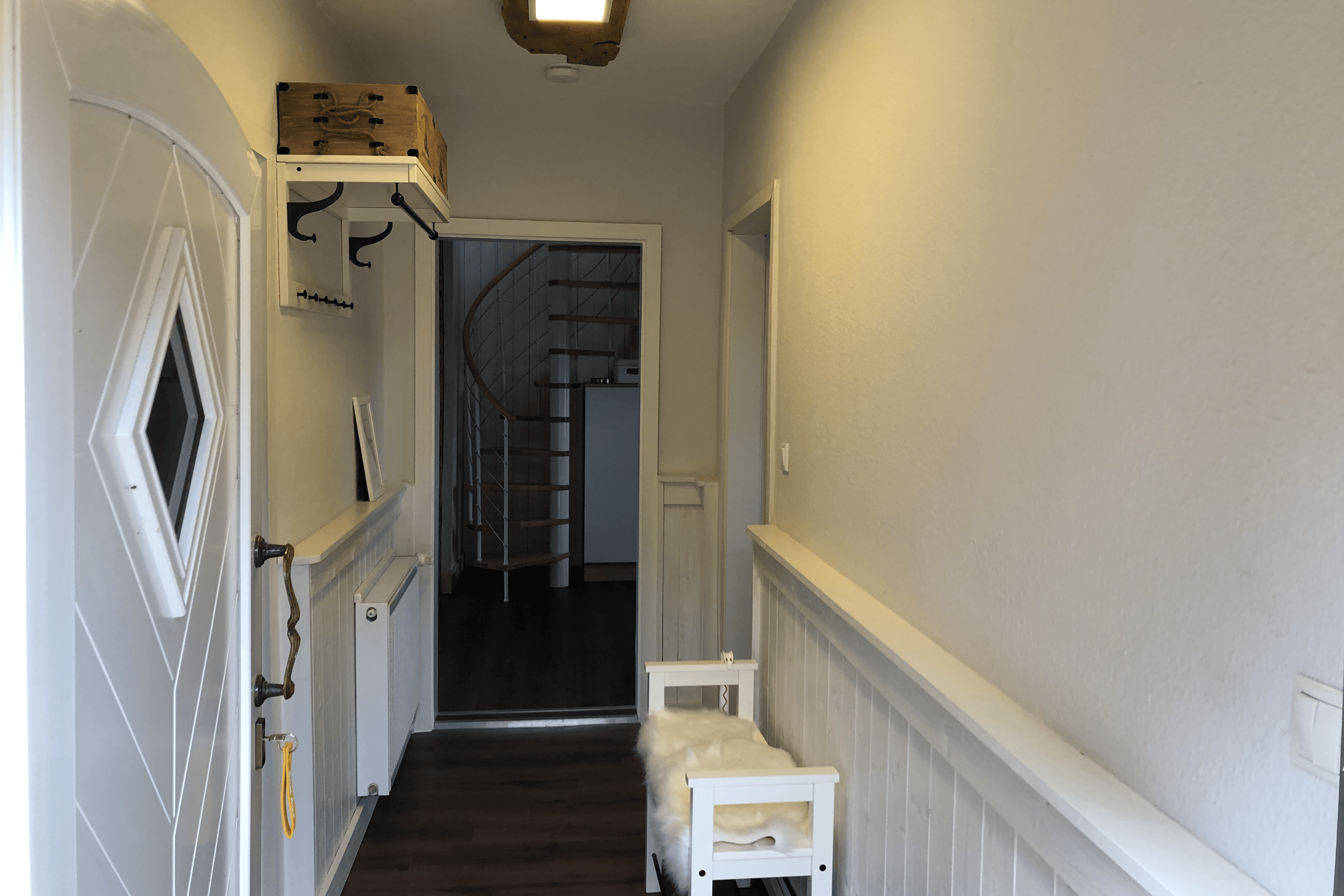 Flur / Eingang in dem Ferienhaus Lütt hus in Wietze