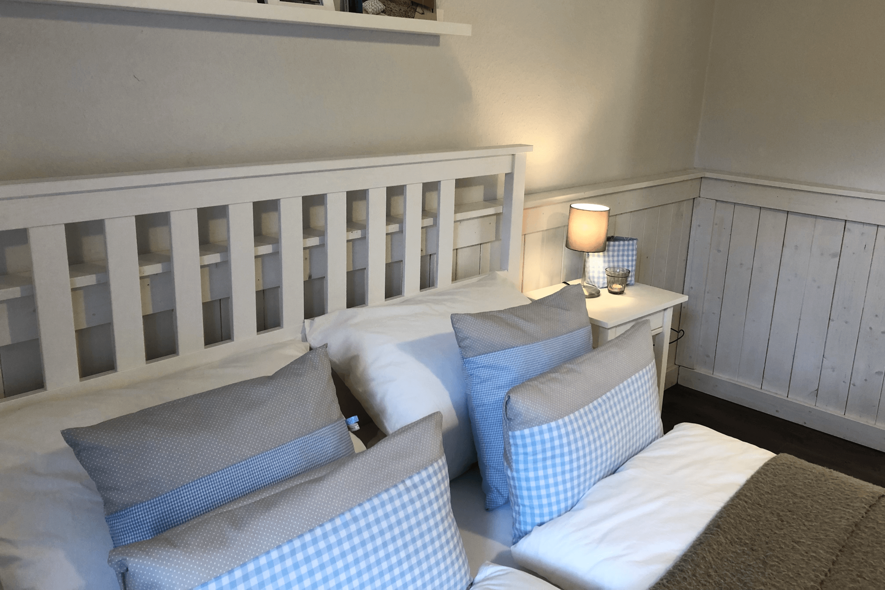 Schlafzimmer in dem Ferienhaus Lütt hus in Wietze