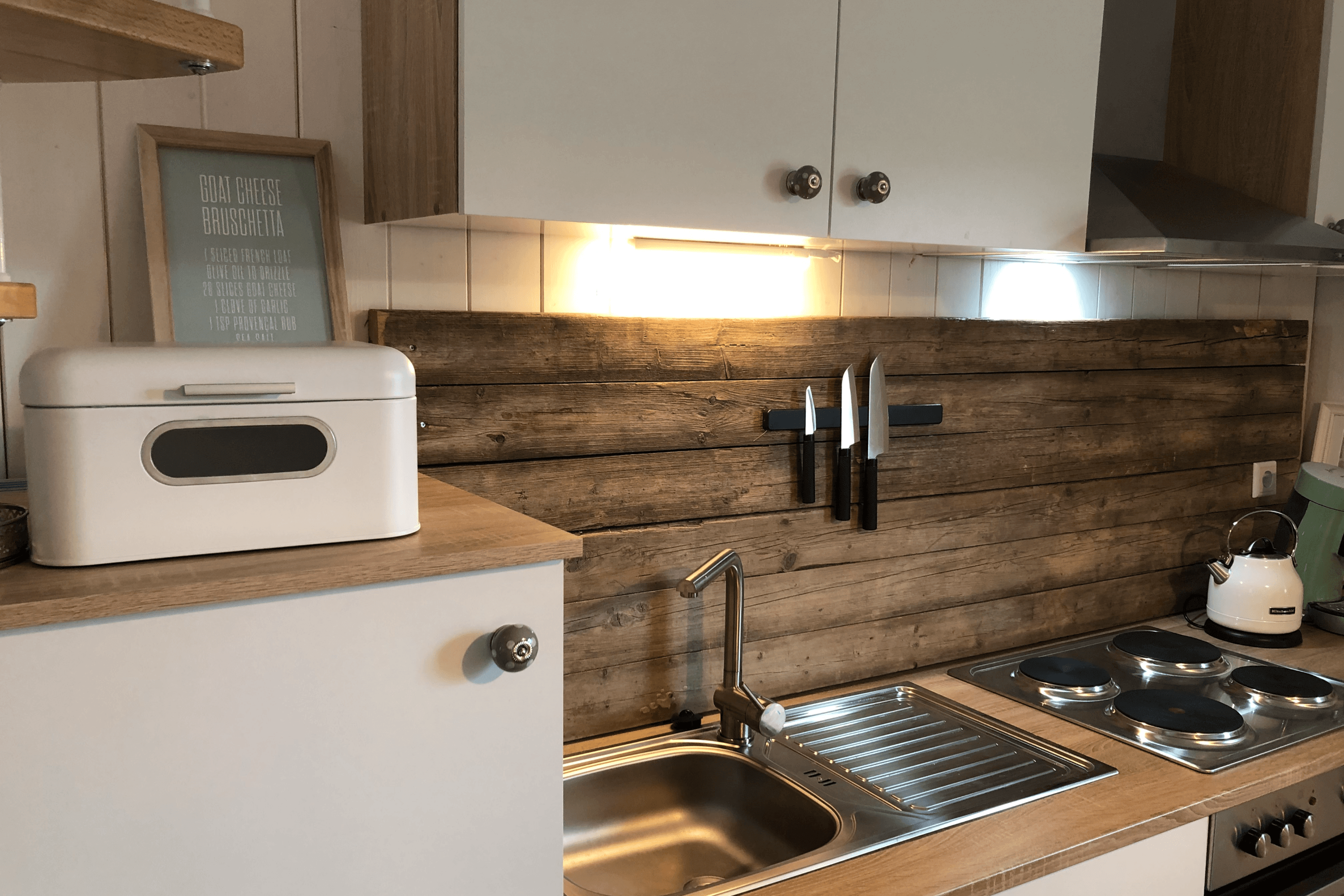 Küche in dem Ferienhaus Lütt hus in Wietze