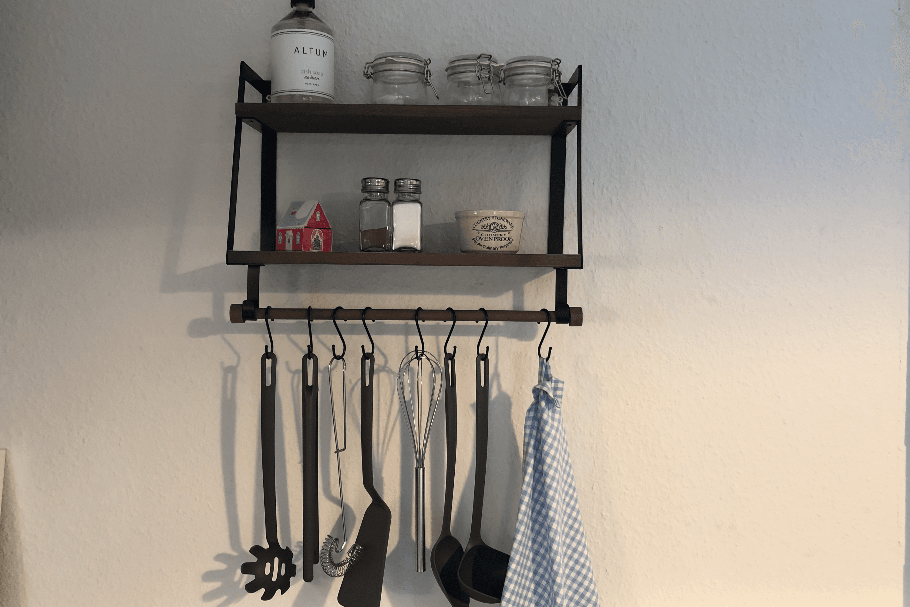 Küche in dem Ferienhaus Lütt hus in Wietze