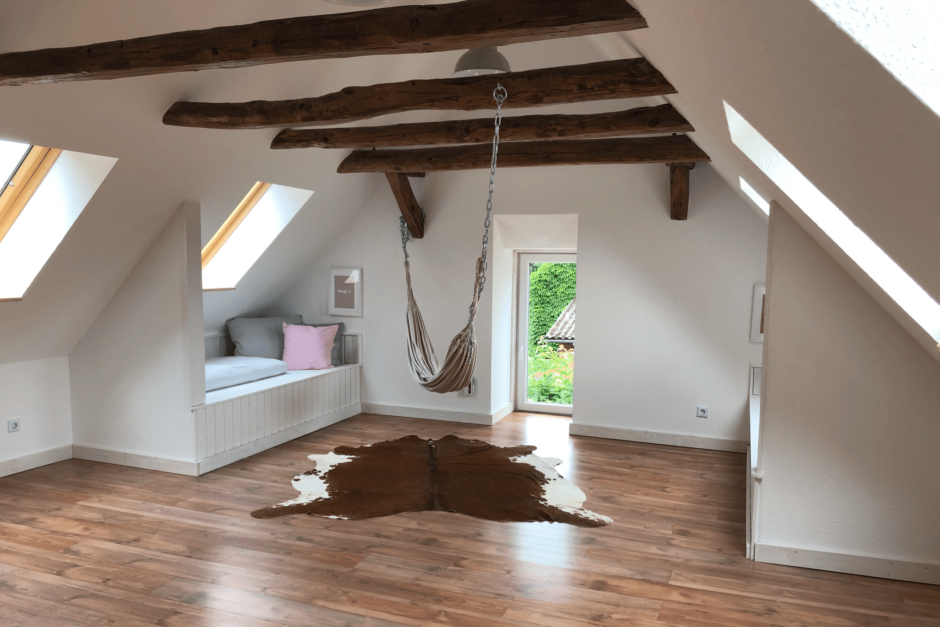 Raum oben in dem Ferienhaus Lütt hus in Wietze