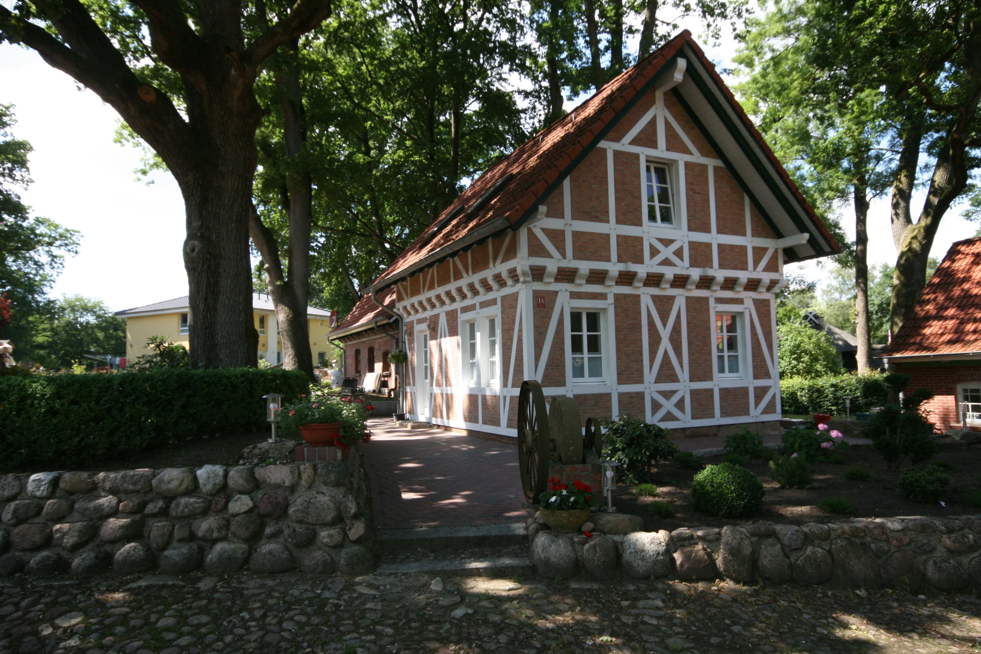 Das Ferienhaus Erhorn in Buchholz in der Nordheide von Außen.