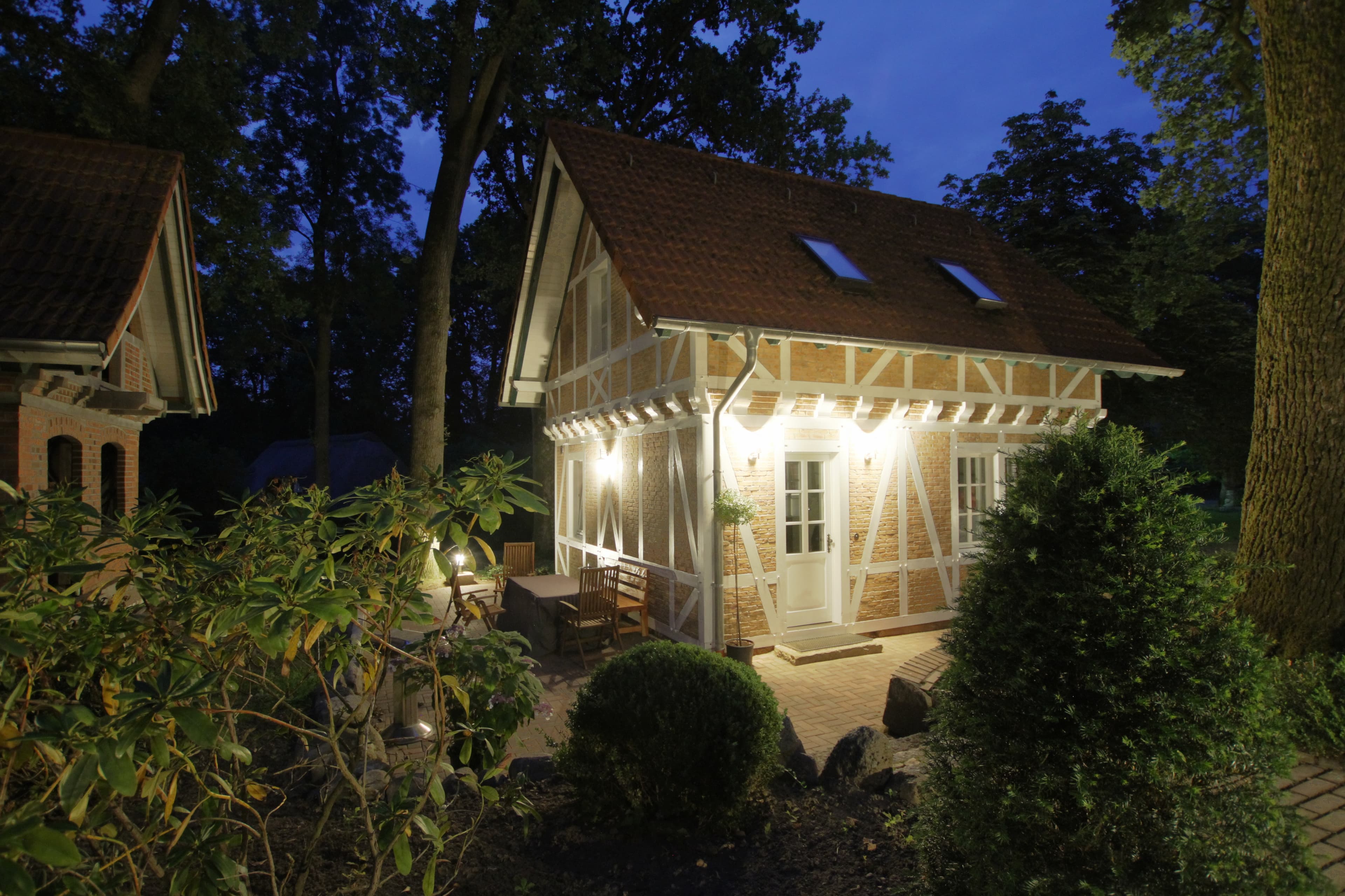 Das Ferienhaus Erhorn in Buchholz in der Nordheide von Außen.