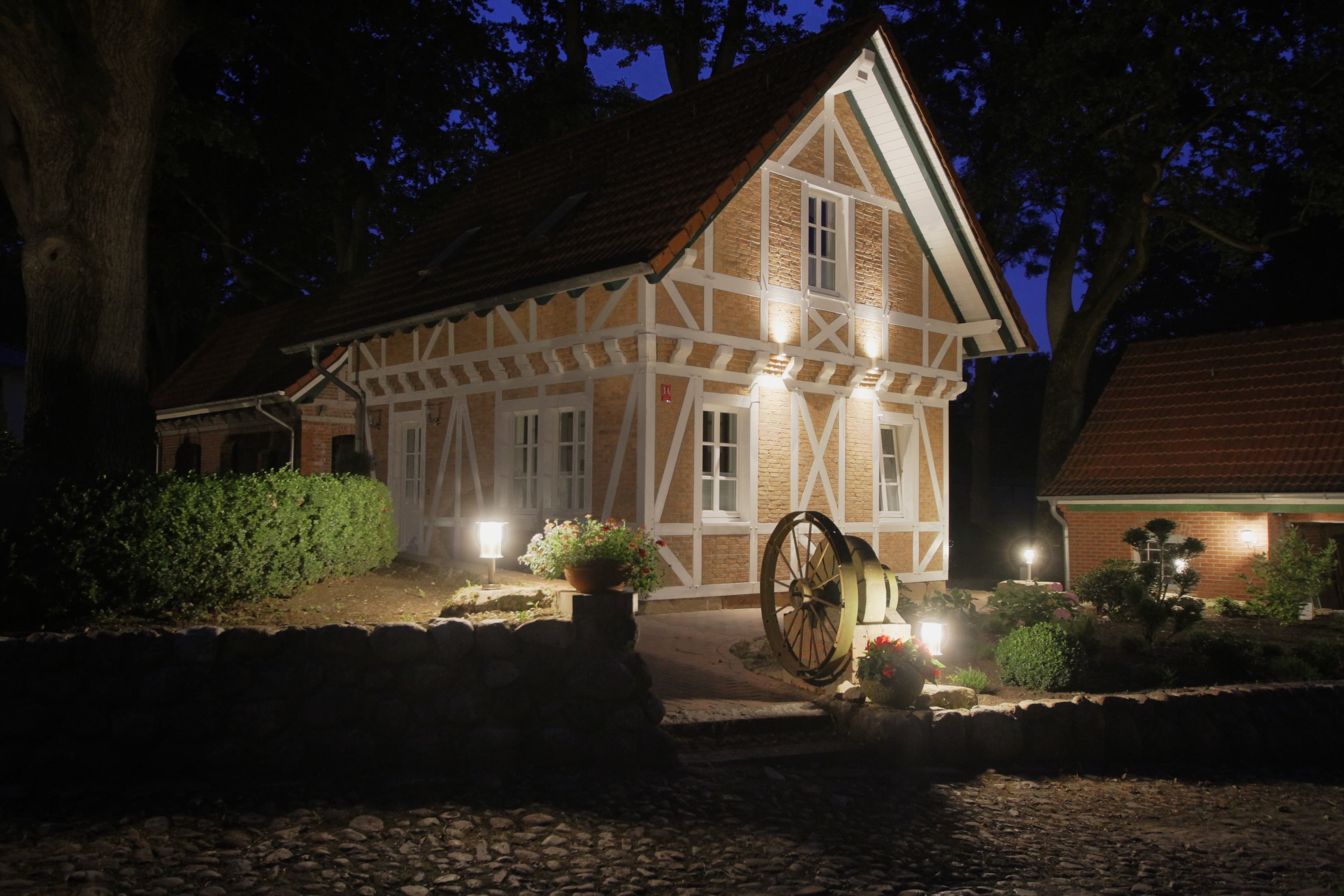 Das Ferienhaus Erhorn in Buchholz in der Nordheide von Außen.