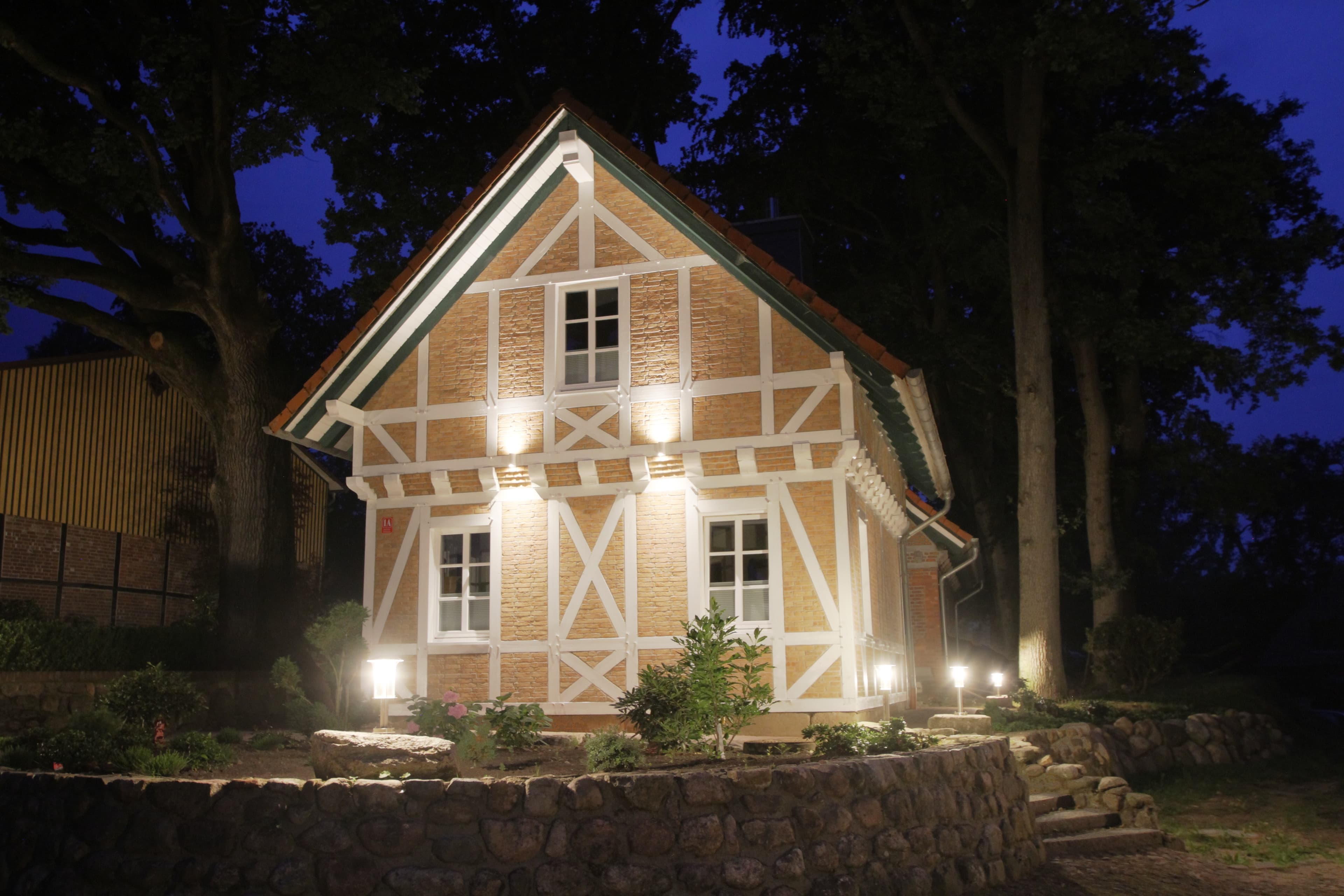 Das Ferienhaus Erhorn in Buchholz in der Nordheide von Außen.
